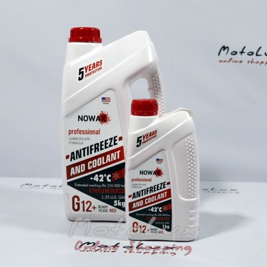 Nowax G12 antifreeze red -42, 1L