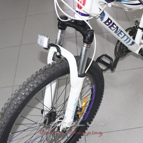 Teenage bike Benetti 24 Forte DD Bicycle 13 "2018, White