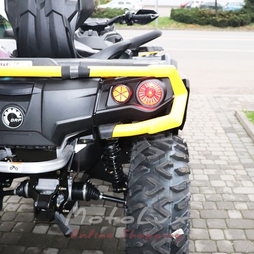 Квадроцикл BRP Can Am Outlander MAX XT-P 1000R INT Triple, серо-чёрно-желтый, 2022
