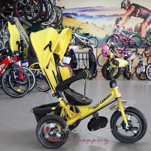 Трехколесный велосипед Tilly Camaro T-362, yellow