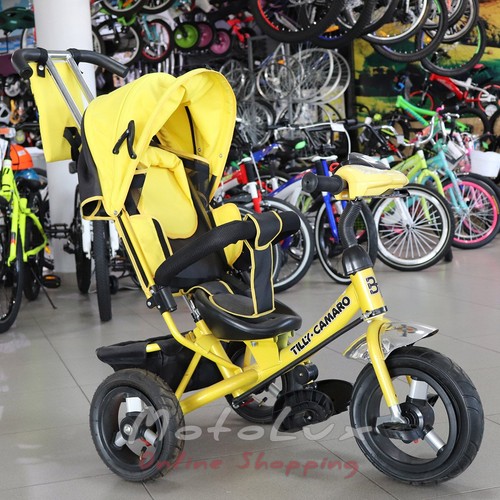 Триколісний велосипед Tilly Camaro T-362, yellow