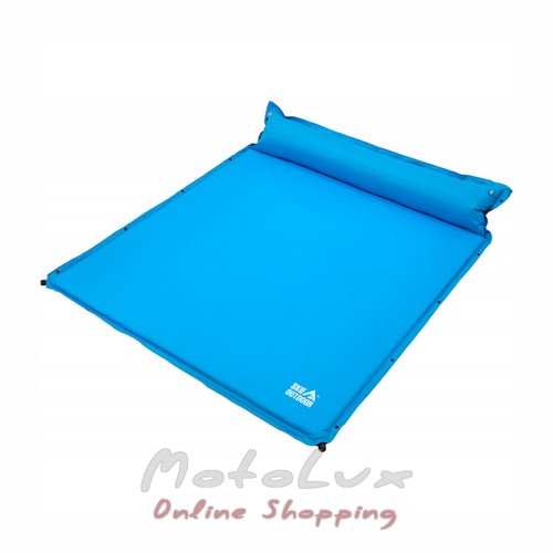 Skif Outdoor Duplex self-inflating mattress, blue