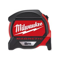 Рулетка магнітна Premium Milwaukee, 8 м