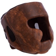 Шлем боксерский кожаный с полной защитой Hayabusa Kanpeki VL 5781