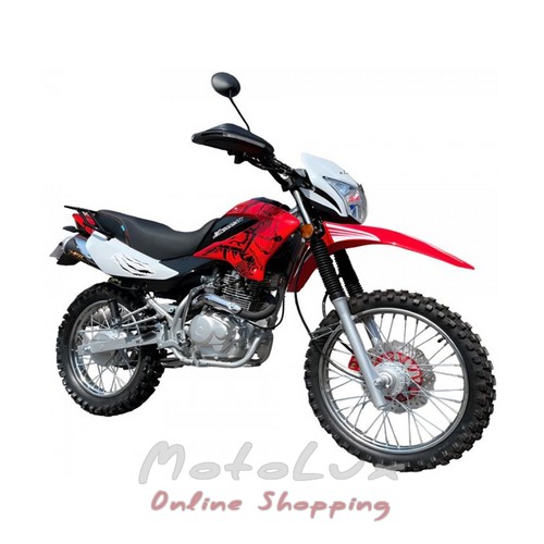 Motorcycle Spark SP200D 4, black with red