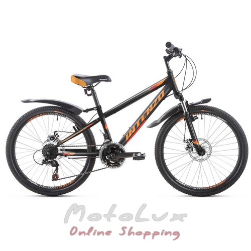Гірський велосипед 26 Intenzo Forsage, рама 17, black n orange n grey, 2021