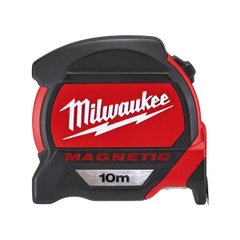 Рулетка магнітна Premium Milwaukee, 10 м