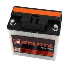 Battery Starta 12V 9Аh, round clem, acid, dry