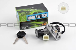 Ignition switch, naked, Suzuki Lets II, 4 wires