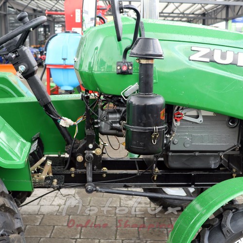 Zubr Z-250 kerti traktor, 18 HP, 4x2, talajmaró 1.2 m