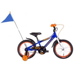 Children's bicycle Formula 16 Fury, frame 8.5 ST, blue n orange, 2022
