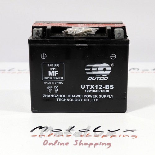 Battery Outdo UTX12-BS, 12V 10Ah
