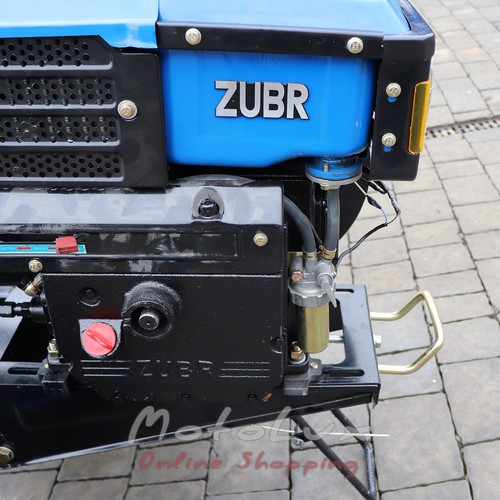Дизельний мотоблок Зубр JR Q79, ручний стартер, 10 к.с. Plus