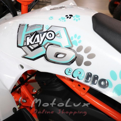 Электроквадроцикл Kayo EA110, черный с белым