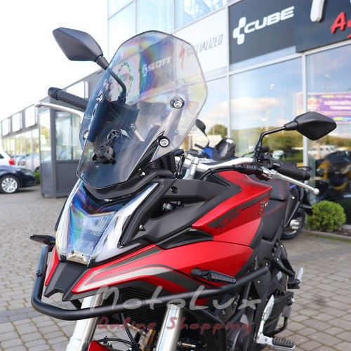 Мотоцикл Voge 500DS DS7 Adventure, 2021, черный с красным