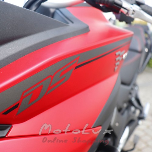 Мотоцикл Voge 500DS DS7 Adventure, 2021, черно-красный
