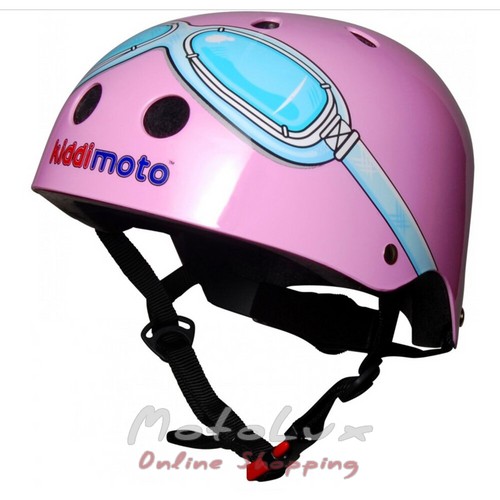 Kiddimoto Helmet for Children Pilot's Glasses (48 - 53 cm) Pink