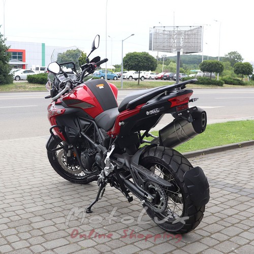 Туристичний мотоцикл Benelli TRK 502X ABS Off-road, 2022, чорний з червоним