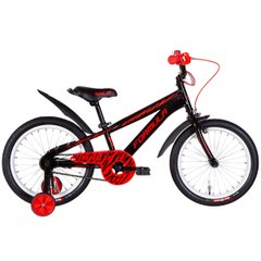 Children's bicycle Formula 18 Wild, frame 9 ST, black n red, 2022