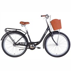 Mestský bicykel ST 26 Dorozhnik Lux Velosteel, rám 17, čierny, 2022