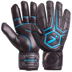 Goalkeeper gloves with protective inserts on the fingers by Storelli