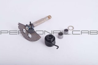 Clockwork sector, crescent, 4T GY6 125/150, L-130mm, +spring, bushings