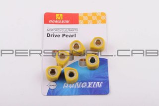CVT rollers, tuning, 4T GY6 125/150, 18*14 11.5g, yellow