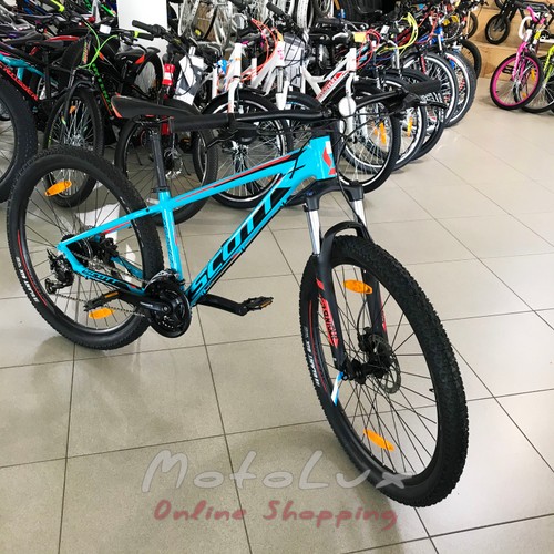 Горный велосипед Scott Aspect 750, колеса 27,5, рама XS, 2019, blue n red