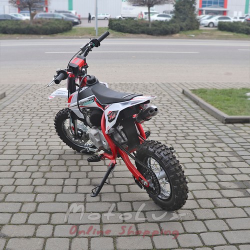 Пітбайк Geon X-Ride 110 Сross-Mini, білий з червоним, 2023