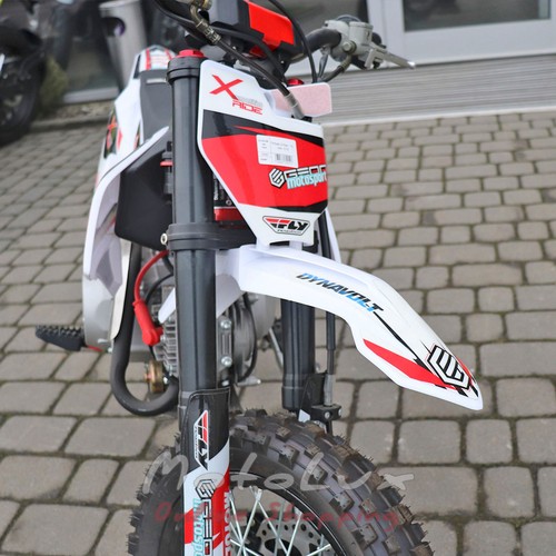 Pitbike Geon X-Ride 110 Сross-Mini, white with red, 2023
