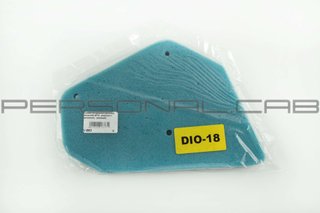 Légszűrő elem Honda Dio AF18, habszivacs, zöld