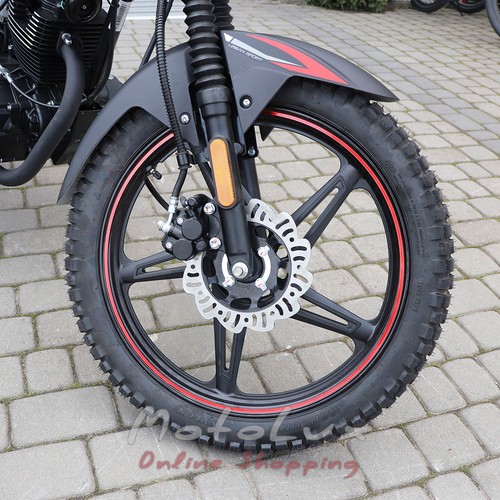 FORTE FT200-FB motorkerékpár, 200 cm3, 14 LE, 2023, fekete pirossal