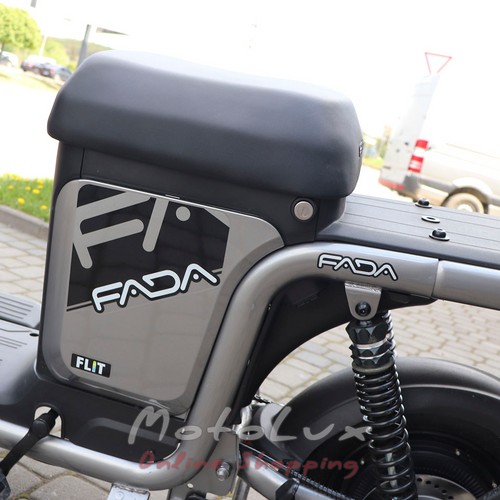 Kétkerekű elektromos kerékpár Fada Flit II Cargo, 500W, ezüst