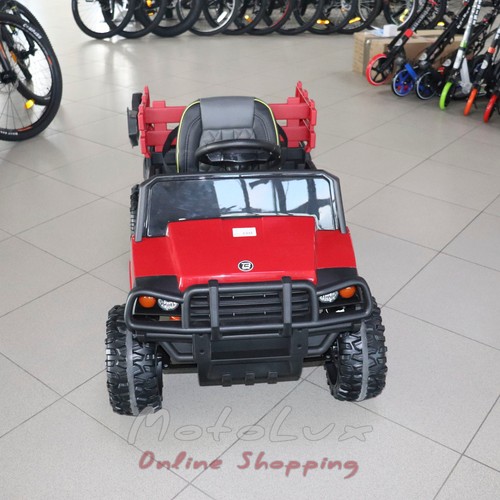 Детский грузовик Jeep M 4464 EBLR 3, 2,4G, MP3, USB, красный