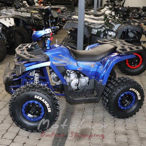 ATV tinédzser Comman Hunter Scrambler 150cc, kék