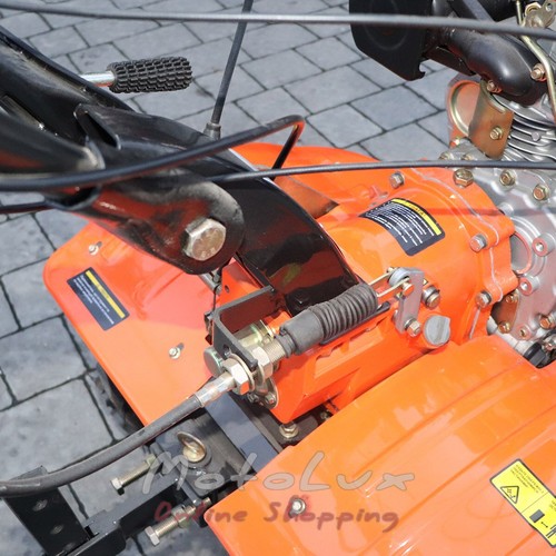 Rotációs kerti kapálógép Forte 1050S, 6.5 LE, kerék 8, narancssárga