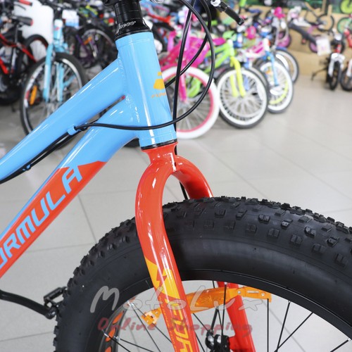 Підлітковий велосипед Formula Paladin DD, колесо 24, рама 12, 2020, blue n red n orange