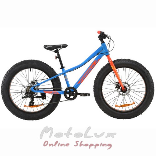 Teenage bike Formula Paladin DD, wheel 24, frame 12, 2020, blue n red n orange