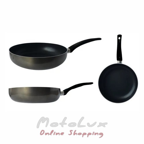 Frying pan with lid Gusto GT 2100 28 4, XYLAN coating, 280x56 mm