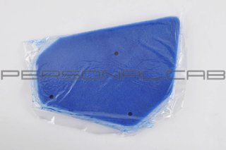 Air filter element Honda Dio AF18, impregnated foam, blue