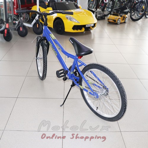 Children's bicycle Neuzer Bobby 1s, wheels 20, blue with black and yellow