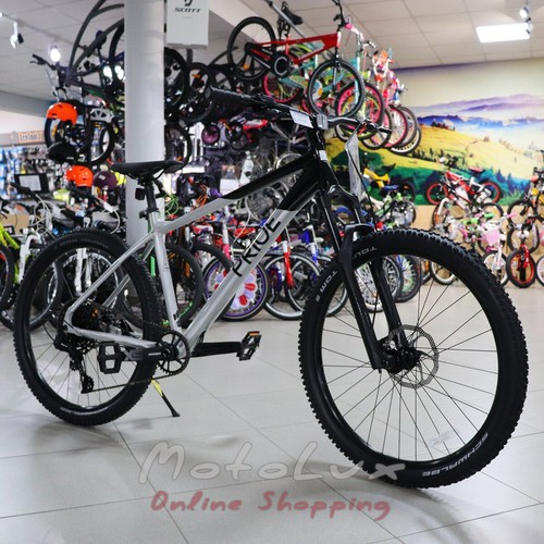 Гірський велосипед Pride Revenge 7.2, колеса 27,5, рама L, 2020, silver n black