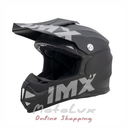 Мотошлем IMX FMX 01 Junior, размер S, черный