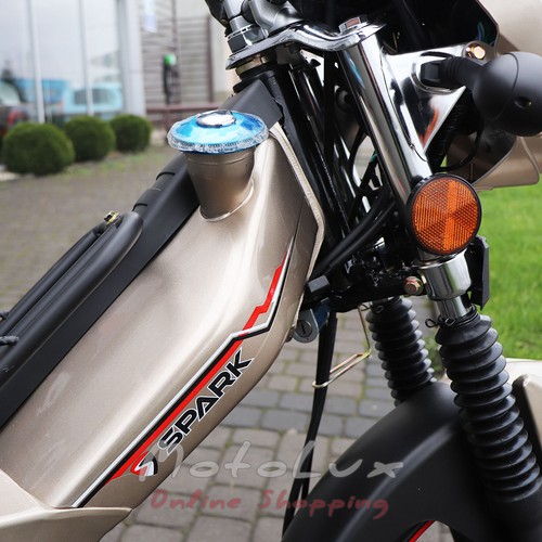 Мотоцикл Spark SP125C-1CFN, 7 л.с., золотистый
