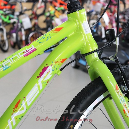 Подростковый велосипед Winner Candy, колесо 24, рама 13, 2019, green