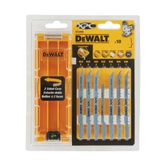 A set of DeWALT DT2296 Extreme saw blades, for jigsaws, the material of use is wood
