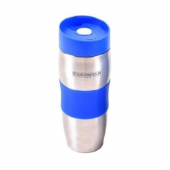 Thermo mug made of stainless steel Grunhelm GTC 104, 380 ml, blue