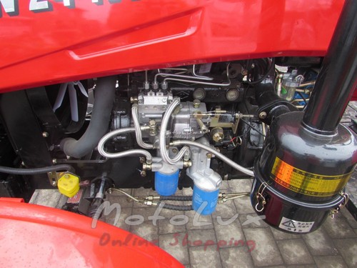 Мінітрактор DW 244 AHTX, 24 л.с., 3 циліндра, гідропідсилювач, широкі колеса