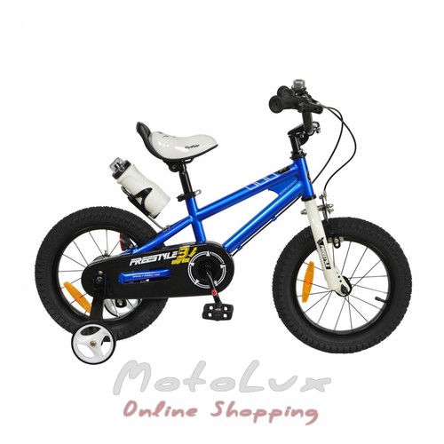 Detský bicykel RoyalBaby Freestyle, koleso 16, modrý