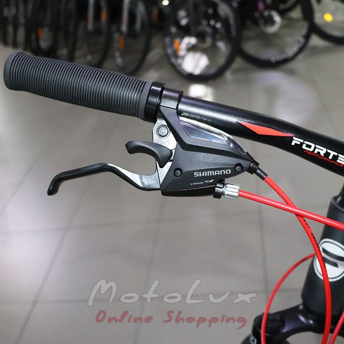 Horský bicykel Forte Titan, rám 17, kolesá 27.5, šedá n červená
